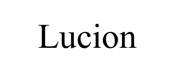 Trademark Logo LUCION