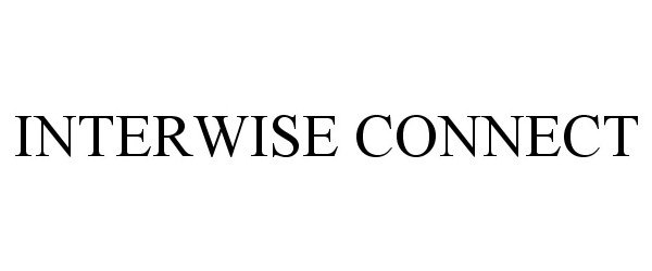 Trademark Logo INTERWISE CONNECT