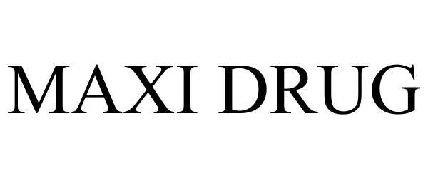 Trademark Logo MAXI DRUG