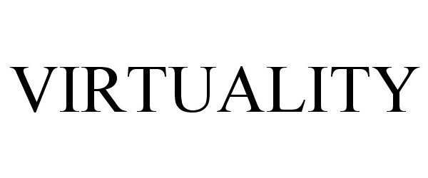 Trademark Logo VIRTUALITY