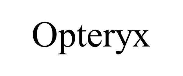 Trademark Logo OPTERYX