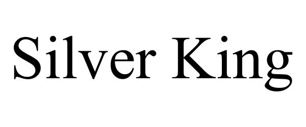 Trademark Logo SILVER KING