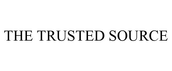 Trademark Logo THE TRUSTED SOURCE