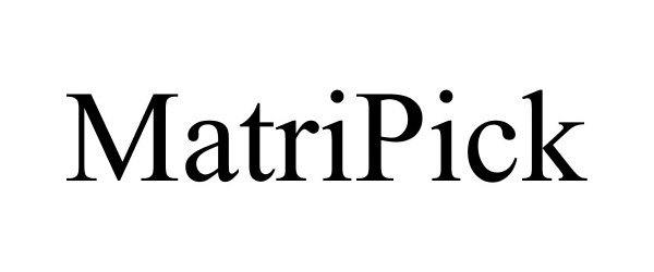 Trademark Logo MATRIPICK