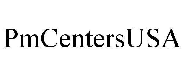 Trademark Logo PMCENTERSUSA