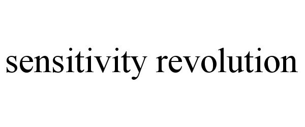 Trademark Logo SENSITIVITY REVOLUTION
