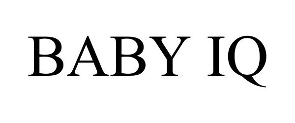 Trademark Logo BABY IQ