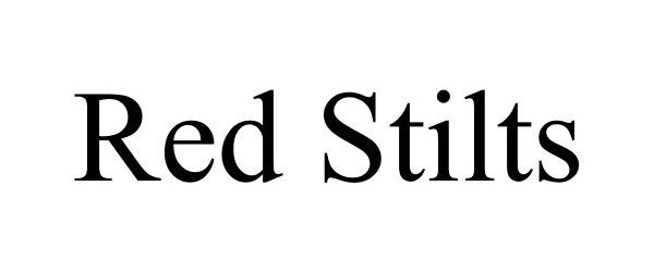 Trademark Logo RED STILTS