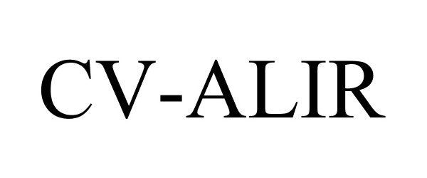 Trademark Logo CV-ALIR