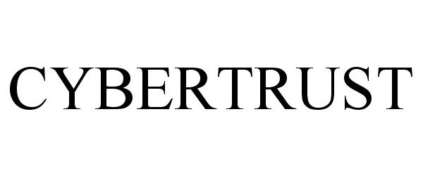 Trademark Logo CYBERTRUST