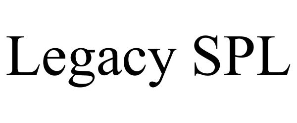 Trademark Logo LEGACY SPL