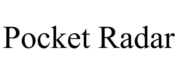 Trademark Logo POCKET RADAR