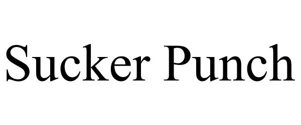 Trademark Logo SUCKER PUNCH