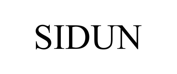Trademark Logo SIDUN