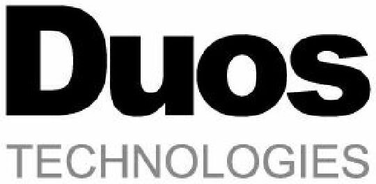 Trademark Logo DUOS TECHNOLOGIES