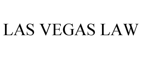 Trademark Logo LAS VEGAS LAW