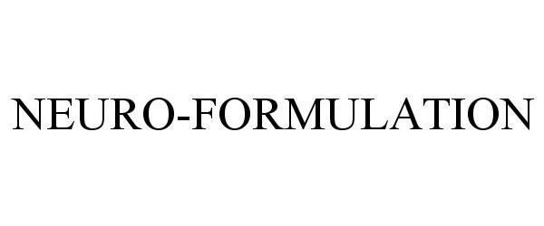  NEURO-FORMULATION