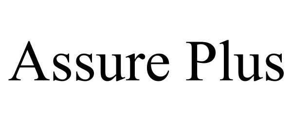 Trademark Logo ASSURE PLUS