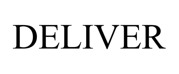 Trademark Logo DELIVER