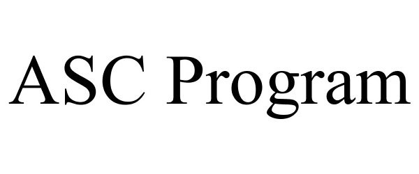  ASC PROGRAM