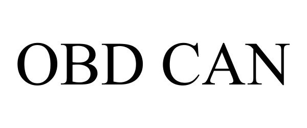 Trademark Logo OBD CAN