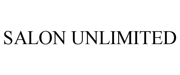 Trademark Logo SALON UNLIMITED