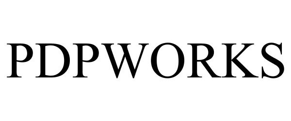 Trademark Logo PDPWORKS