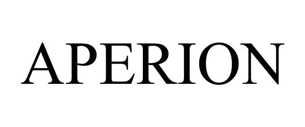 Trademark Logo APERION