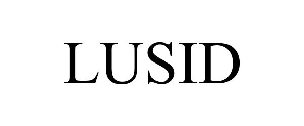 Trademark Logo LUSID