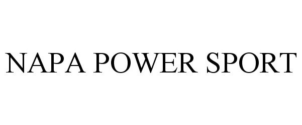Trademark Logo NAPA POWER SPORT