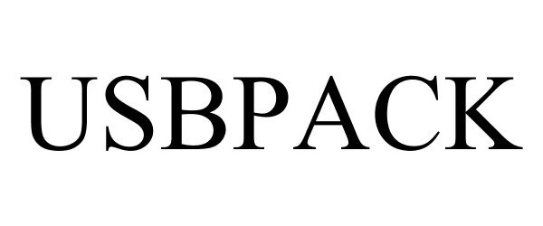 Trademark Logo USBPACK