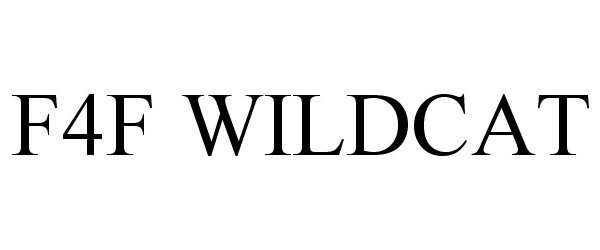 Trademark Logo F4F WILDCAT