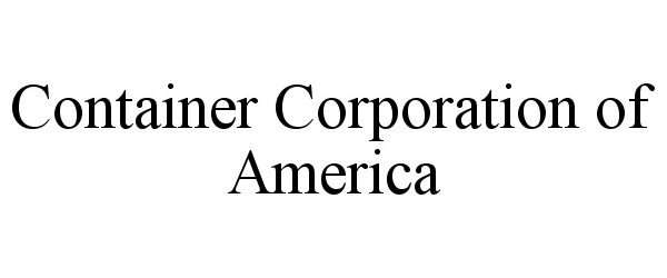  CONTAINER CORPORATION OF AMERICA