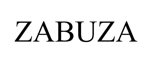 Trademark Logo ZABUZA