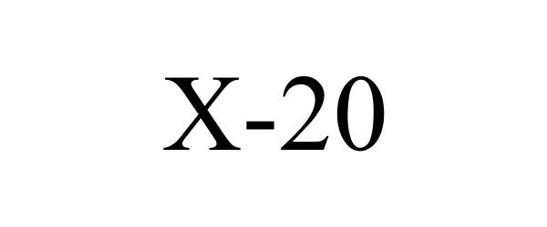 Trademark Logo X-20