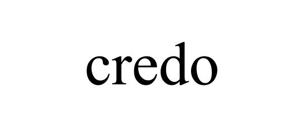 Trademark Logo CREDO