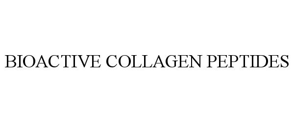  BIOACTIVE COLLAGEN PEPTIDES