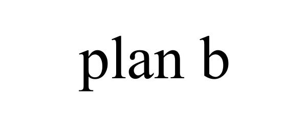 Trademark Logo PLAN B