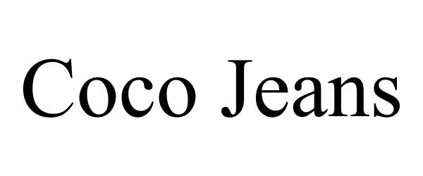 Trademark Logo COCO JEANS