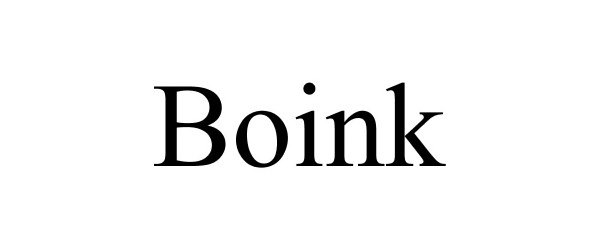 Trademark Logo BOINK