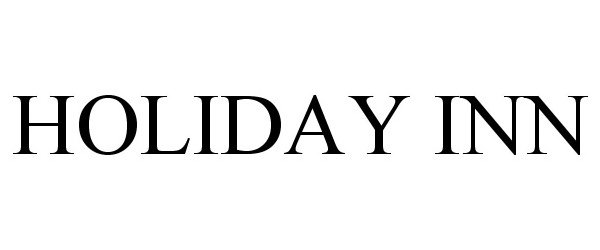 Trademark Logo HOLIDAY INN