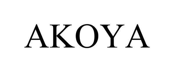 Trademark Logo AKOYA