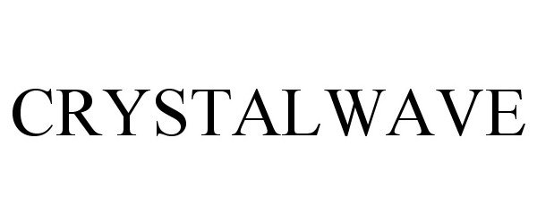 Trademark Logo CRYSTALWAVE