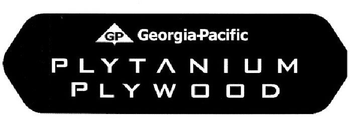 Trademark Logo GP GEORGIA-PACIFIC PLYTANIUM PLYWOOD