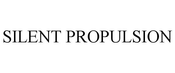 Trademark Logo SILENT PROPULSION