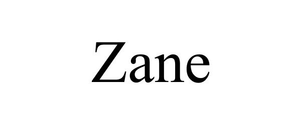 Trademark Logo ZANE