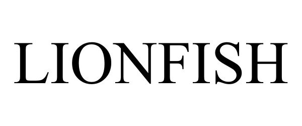 Trademark Logo LIONFISH