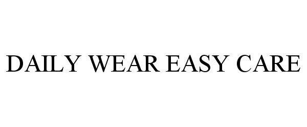  DAILY WEAR EASY CARE