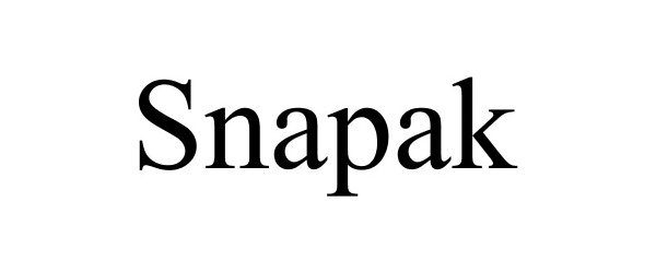 Trademark Logo SNAPAK