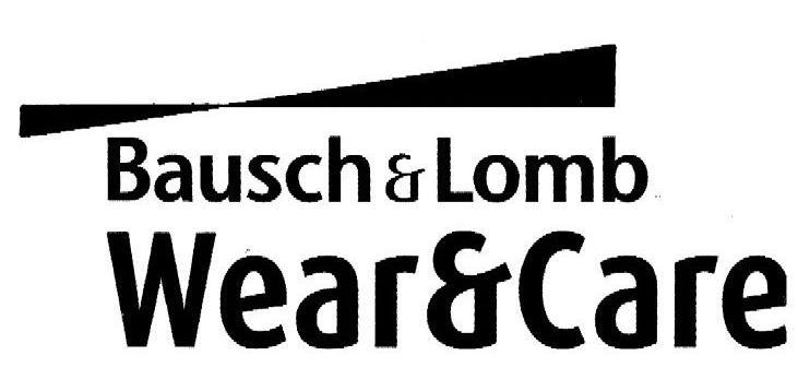 Trademark Logo BAUSCH &amp; LOMB WEAR&amp;CARE